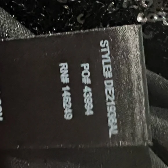 Lulus Black Sequin Bodycon Dress Size Small LBD Mini - Picture 7 of 9